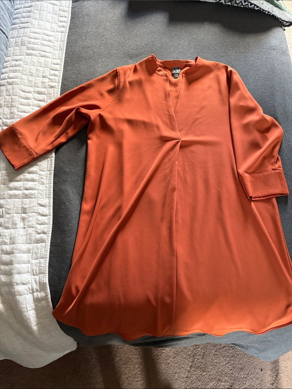 Women's Rust Orange Dress